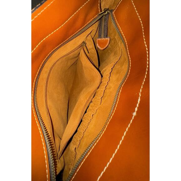 Patricia Nash Bolsena Florence Brown Tooled Leather Tote ZipTop Shoulder Bag - Picture 14 of 14